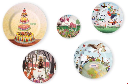 Zo leuk: de gepersonaliseerde bordjes Zo leuk: de gepersonaliseerde bordjes